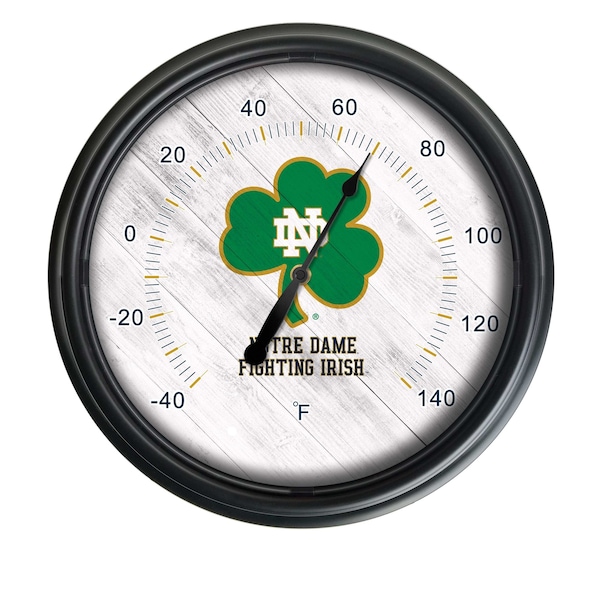 Notre Dame (Shamrock) Indoor/Outdoor LED Thermometer